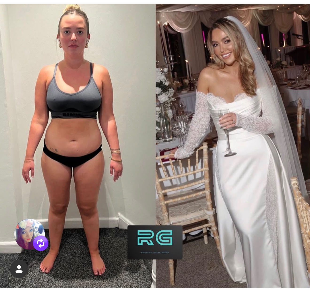 Ross Gaffney client transformation — before and after